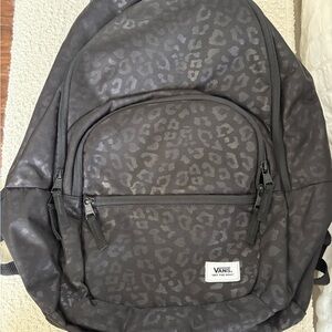 Vans Black Leopard Print Backpack